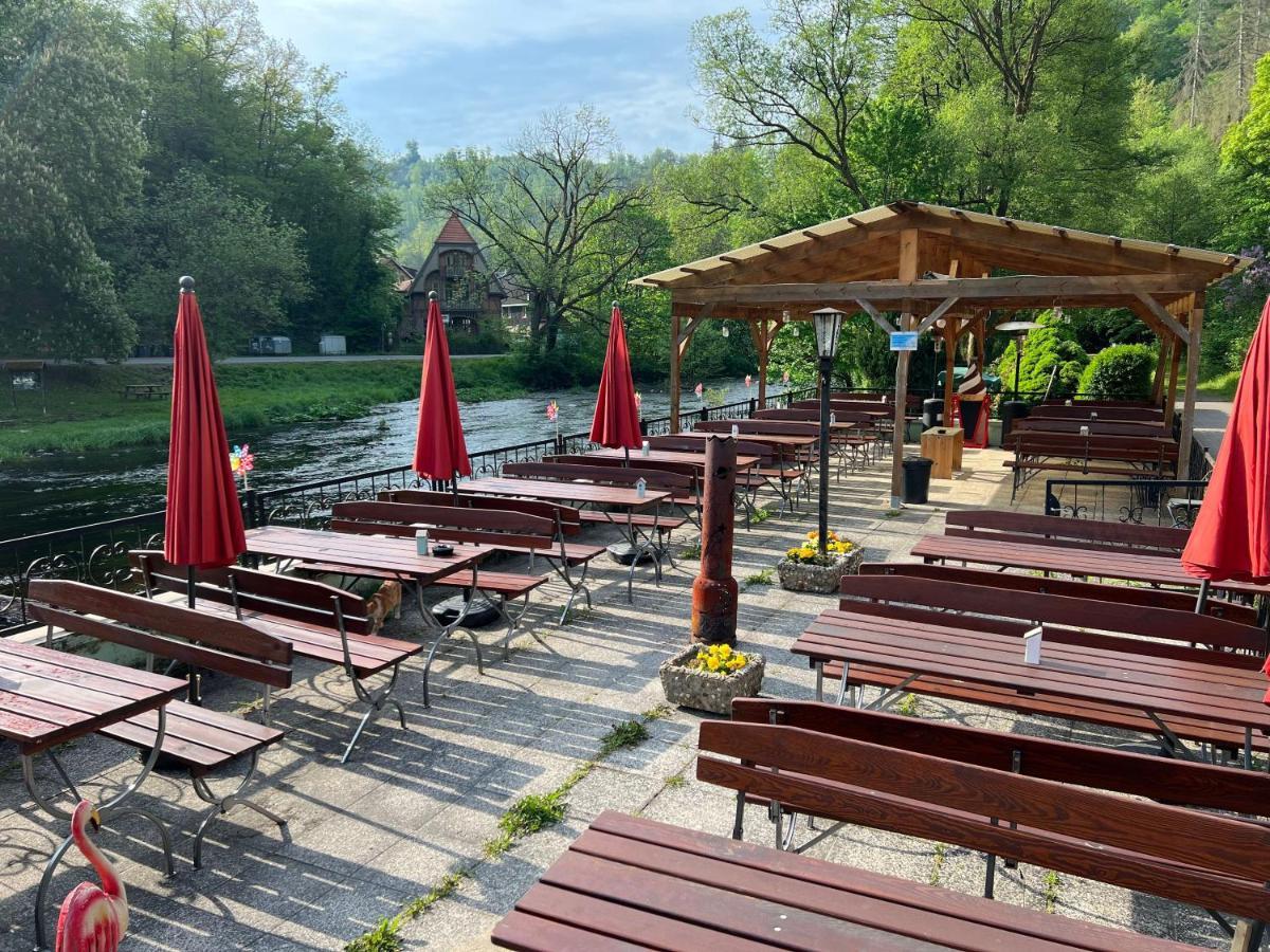 Pension Sternschnuppe, Treseburg Harz, Unmittelbar Am Wasser Thale Exterior photo